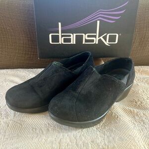 Dansko Arden suede clogs